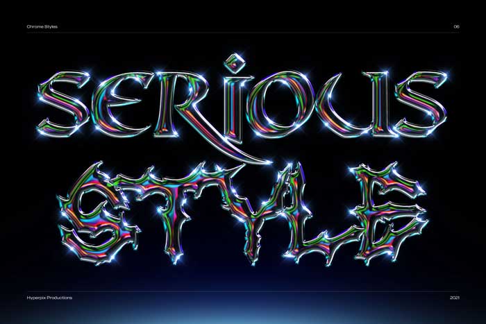 Create a neat presentation in a second. Serious Chrome Style Text Effects Psd Mockup Free Download