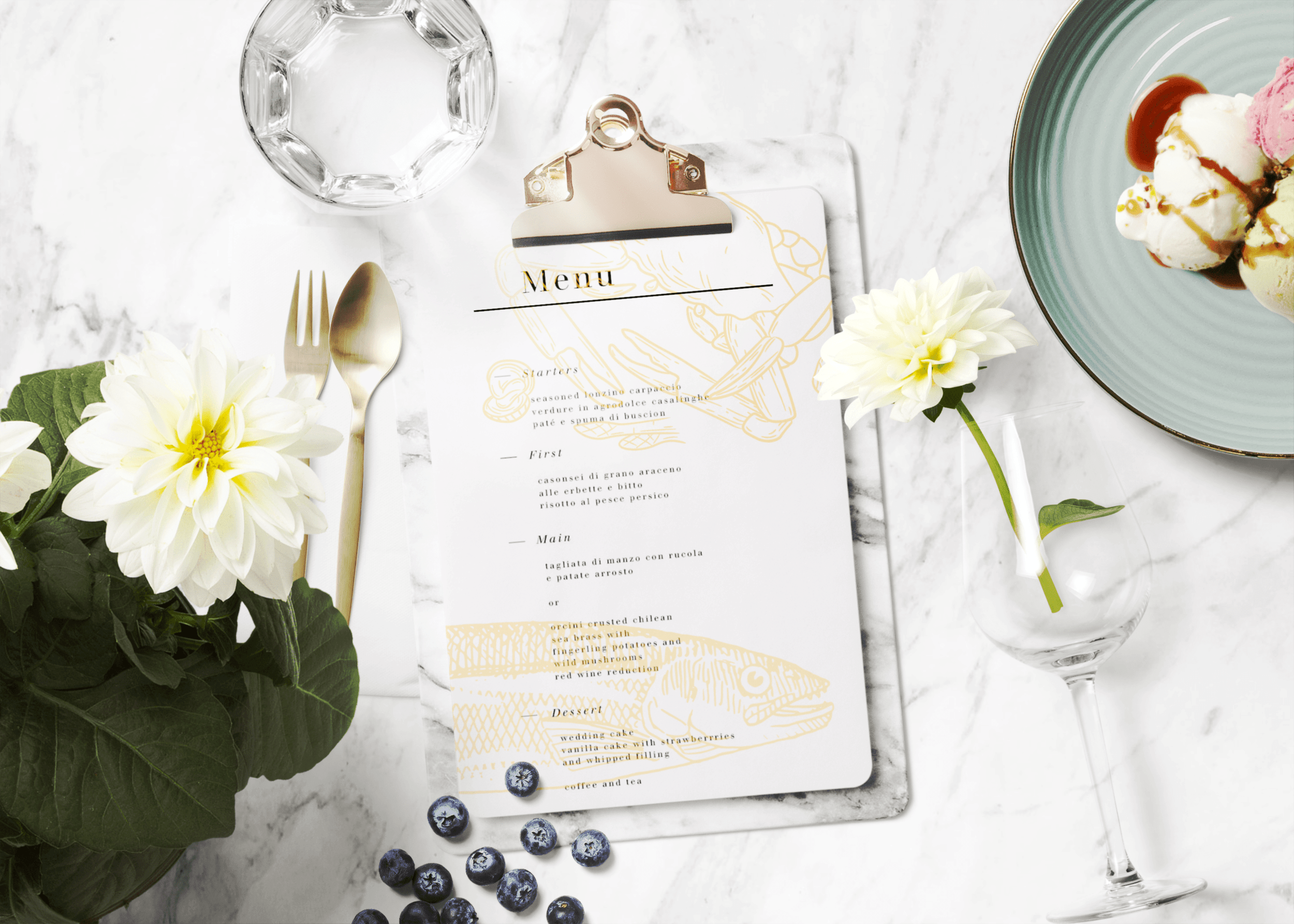Menu mockup · premium editable psd, vector & png mockups. Restaurant Menu Mockup Template