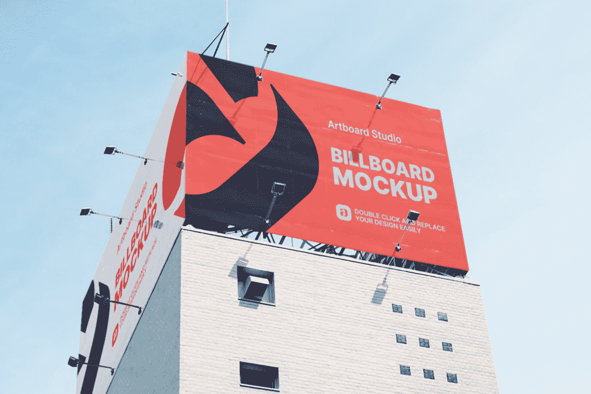 Choose from our ever changing library of free mockups, designs, . Free Outdoor Billboard Mockup Template