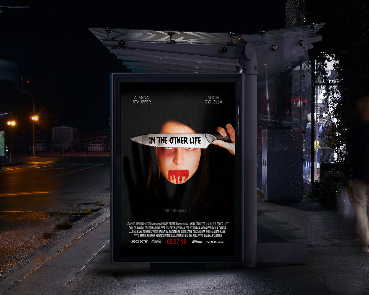 Movie poster mockup helps whether you run your cinema or theatre. Horror Movie Poster Alanna Stauffer