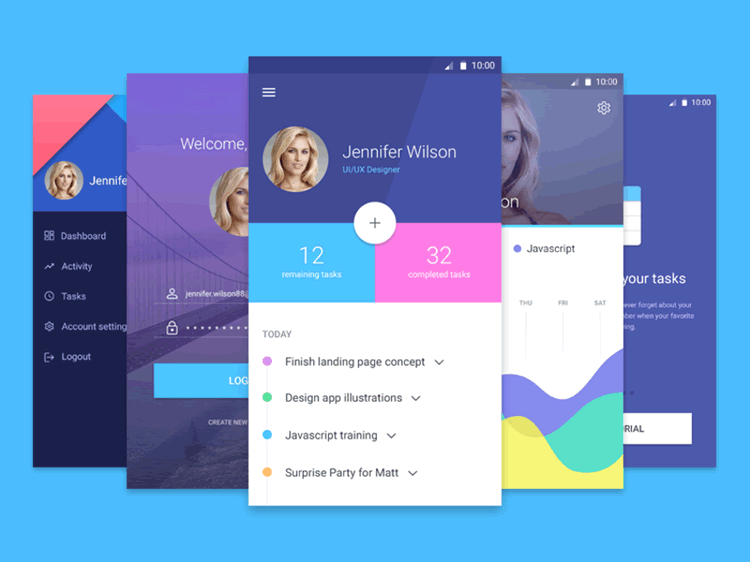 Whether you're looking for phone, tablet, computer, or real physical product mockups, we've got you covered. 10 Best Free Mobile Ui Kits Of 2021 Instamobile Design