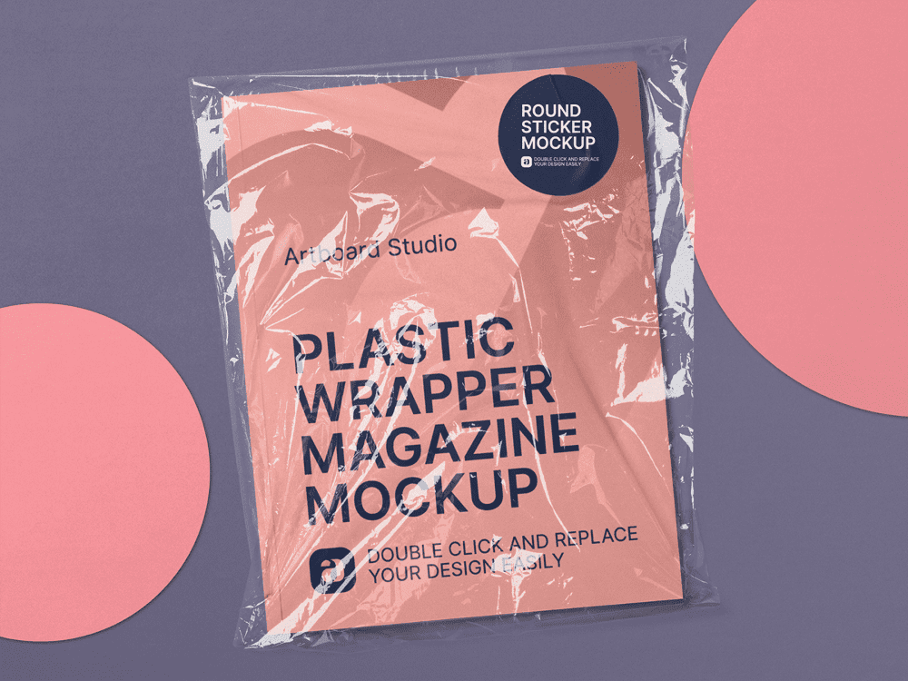 Subscribe to envato elements for unlimited graphic templates downloads for a single . Plastic Wrapper Magazine Mockup Scene