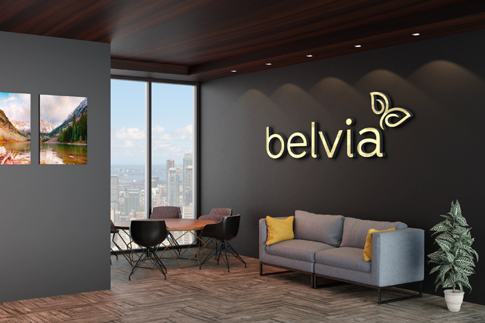 Here's a new free office logo mockup to showcase your logo or brand in a professional manner. Modern Black Interior Wall Logo Mockup Free Download