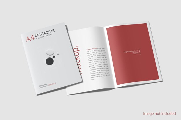 22+ Download A4 Magazine Cover Mockup&nbsp;Psd
