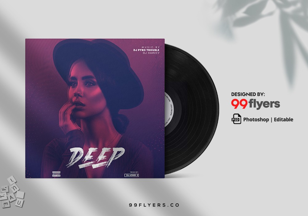 50+ Download Album Cover Mockup Psd&nbsp;Free