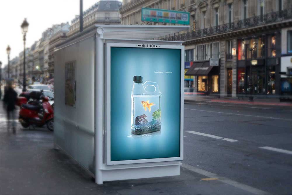 13+ Download Bus Stop Ad Mockup&nbsp;Psd