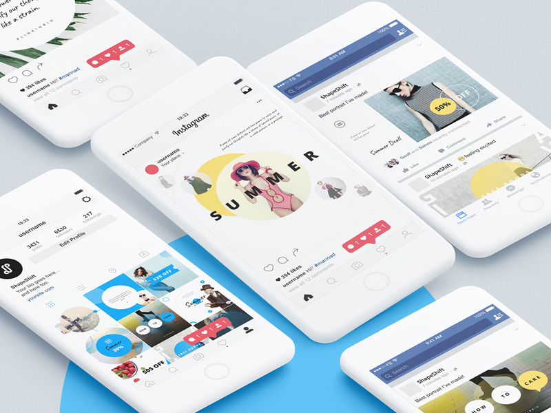 19+ Download Social Media Mockup Psd&nbsp;Free