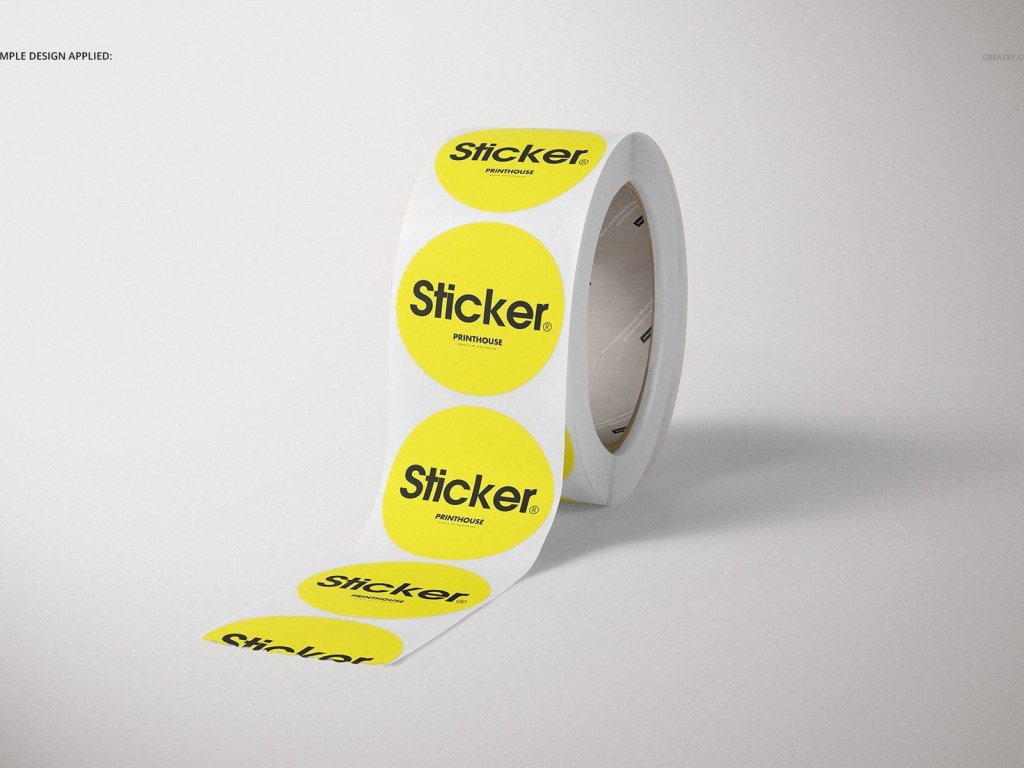 16+ Download Round Sticker Mockup&nbsp;Psd