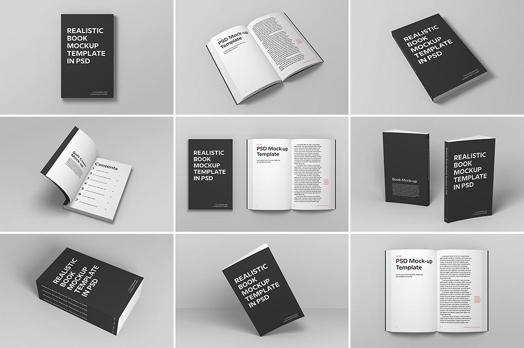 35+ Download Hardcover Book Mockup Free&nbsp;Psd
