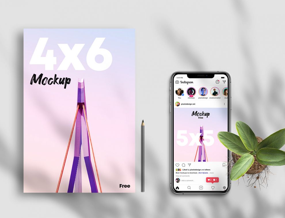25+ Download Mockup Instagram Post&nbsp;Psd